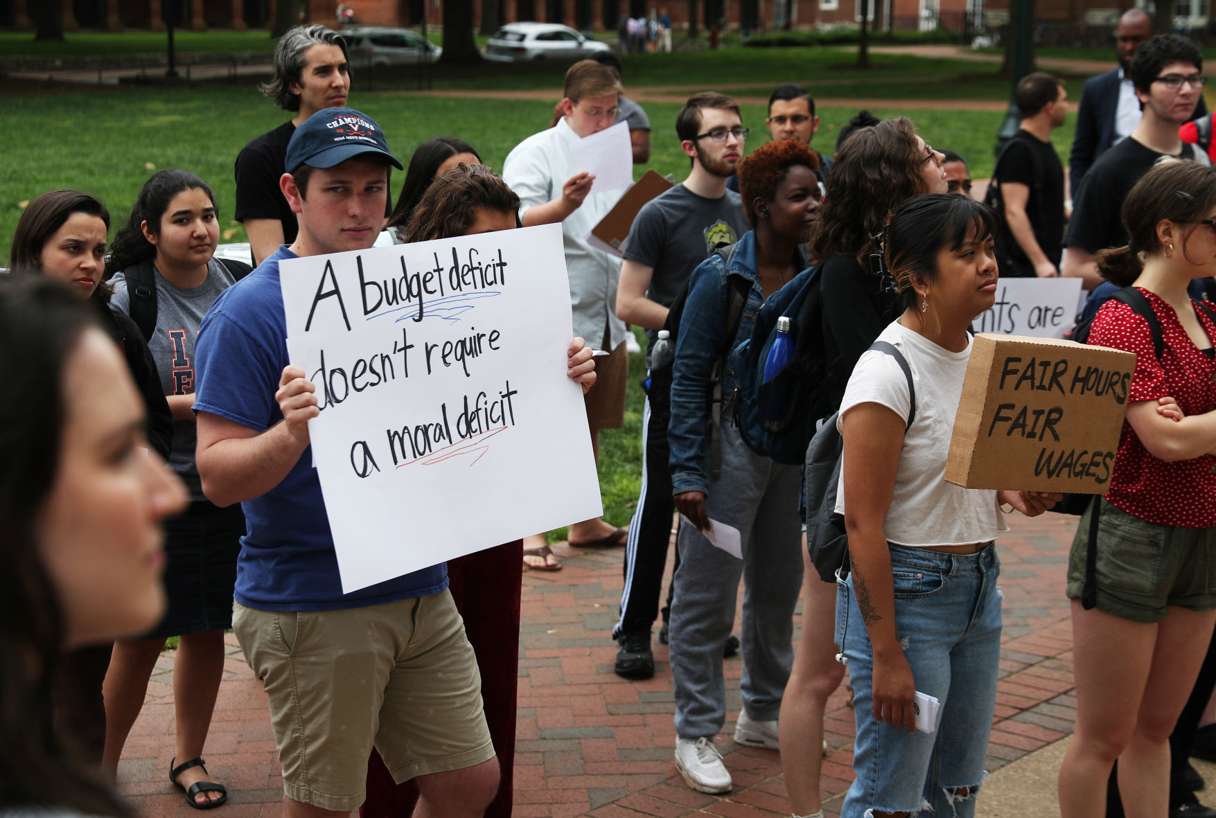 Minimum wage rally